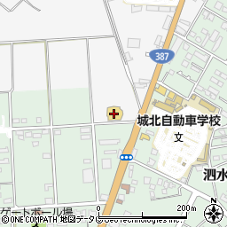 エーワン泗水店周辺の地図
