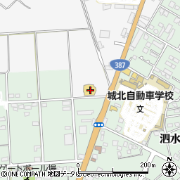 熊本県菊池市木柑子1413周辺の地図