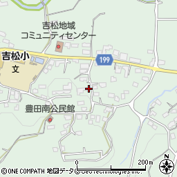 熊本県熊本市北区植木町豊田398周辺の地図