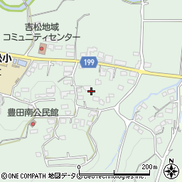 熊本県熊本市北区植木町豊田385周辺の地図