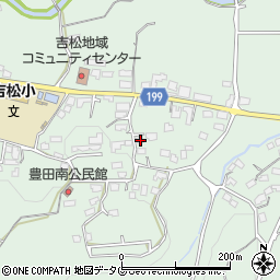 熊本県熊本市北区植木町豊田388-1周辺の地図
