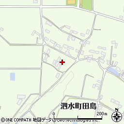 熊本県菊池市泗水町田島3071周辺の地図