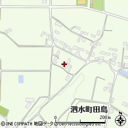 熊本県菊池市泗水町田島3086周辺の地図