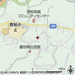 熊本県熊本市北区植木町豊田405周辺の地図
