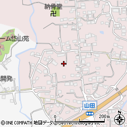 熊本県玉名市山田305周辺の地図