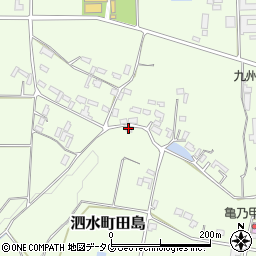 熊本県菊池市泗水町田島1659周辺の地図