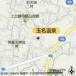 熊本県玉名市立願寺977-17周辺の地図