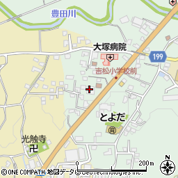 株式会社クリーンサプライ　熊本営業所周辺の地図