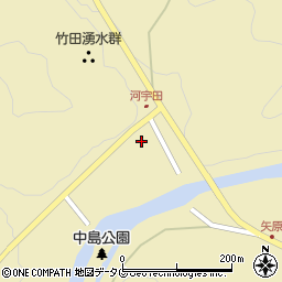 大分県竹田市入田7周辺の地図