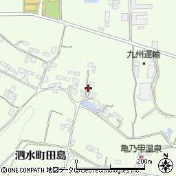 熊本県菊池市泗水町田島2765周辺の地図