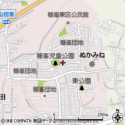 熊本県玉名市山田1836-35周辺の地図