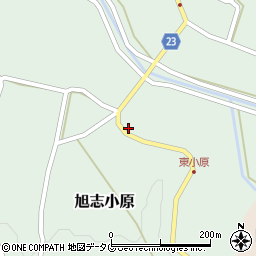 熊本県菊池市旭志小原663周辺の地図