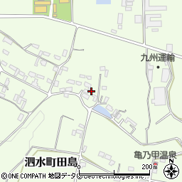 熊本県菊池市泗水町田島2764周辺の地図