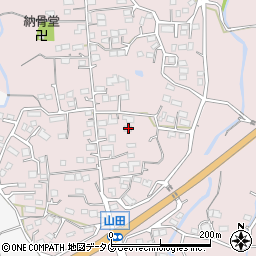 熊本県玉名市山田279周辺の地図