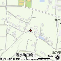 熊本県菊池市泗水町田島783周辺の地図