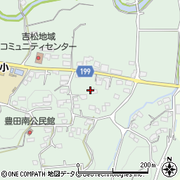 熊本県熊本市北区植木町豊田384周辺の地図