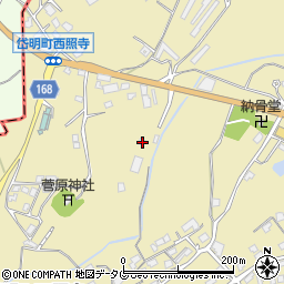 熊本県玉名市岱明町西照寺893周辺の地図