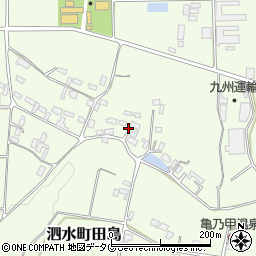 熊本県菊池市泗水町田島2781周辺の地図