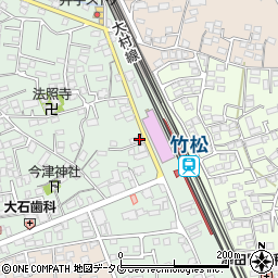 長崎県大村市竹松本町1049-10周辺の地図