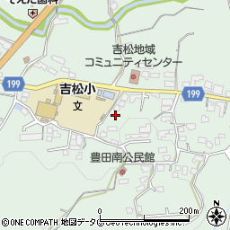熊本県熊本市北区植木町豊田408周辺の地図