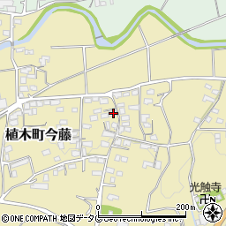 熊本県熊本市北区植木町今藤293周辺の地図