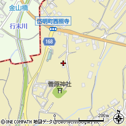 熊本県玉名市岱明町西照寺926-3周辺の地図