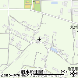 熊本県菊池市泗水町田島2784周辺の地図