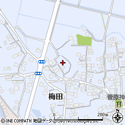 熊本県玉名郡長洲町梅田周辺の地図