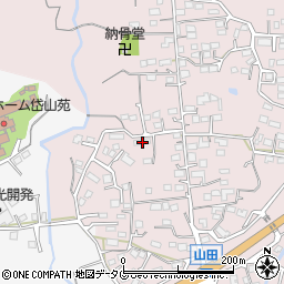 熊本県玉名市山田288周辺の地図