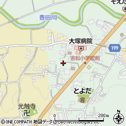 熊本県熊本市北区植木町豊田583-2周辺の地図