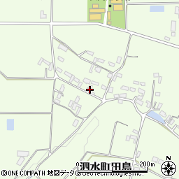 熊本県菊池市泗水町田島2786周辺の地図