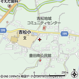 熊本県熊本市北区植木町豊田411周辺の地図