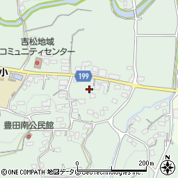 熊本県熊本市北区植木町豊田381周辺の地図