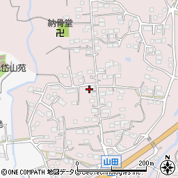 熊本県玉名市山田284周辺の地図