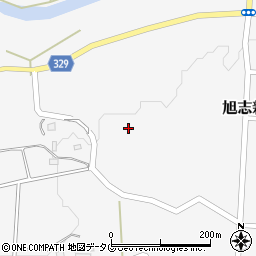 熊本県菊池市旭志新明1368周辺の地図
