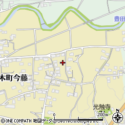 熊本県熊本市北区植木町今藤284周辺の地図