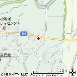熊本県熊本市北区植木町豊田375-3周辺の地図