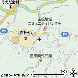 熊本県熊本市北区植木町豊田416周辺の地図