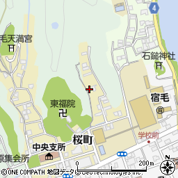 高知県宿毛市桜町周辺の地図
