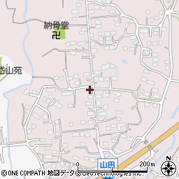 熊本県玉名市山田283周辺の地図