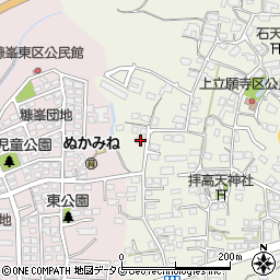 熊本県玉名市立願寺886周辺の地図