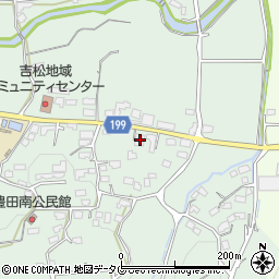 熊本県熊本市北区植木町豊田380周辺の地図