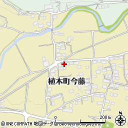 熊本県熊本市北区植木町今藤317周辺の地図