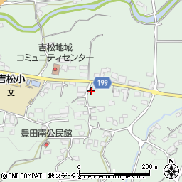 熊本県熊本市北区植木町豊田392周辺の地図