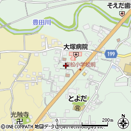 熊本県熊本市北区植木町豊田585-1周辺の地図