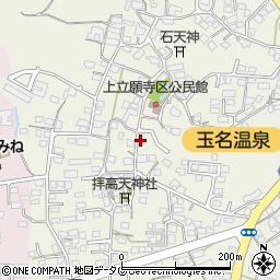 熊本県玉名市立願寺961周辺の地図