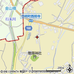 熊本県玉名市岱明町西照寺927周辺の地図
