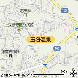 熊本県玉名市立願寺1193周辺の地図