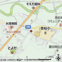 熊本県熊本市北区植木町豊田481周辺の地図