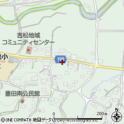 熊本県熊本市北区植木町豊田393周辺の地図